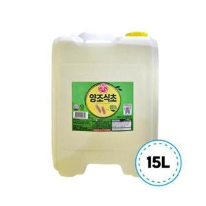 [오뚜기] 오뚜기 양조식초 15L 업소용 말통 대용량