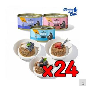 고양이캔 젤타입 80gx24개 고등어 정어리 냥이 간식 (WFG9K49)