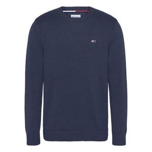 [타미힐피거]타미진스 에센셜 레귤러핏 크루넥 니트 DM0DM11856 TWILIGHT NAVY