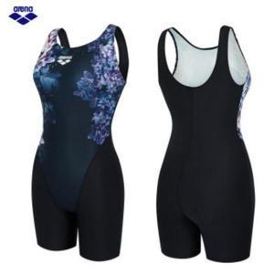 아레나 HC02 아레나 에버로즈 여성 3부 U백 실내 수영복 A5FL1LD45(BLK)