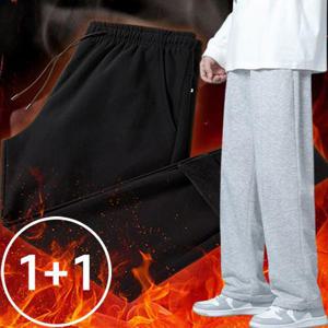 [굿스맨][1+1] 남성 일자조거 기모 트레이닝팬츠 겨울 츄리닝바지 2장세트
