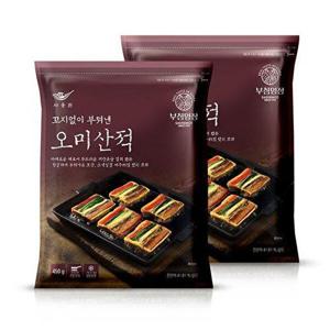 [사옹원]부침명장 꼬지없이 부쳐낸 오미산적 450g 2개