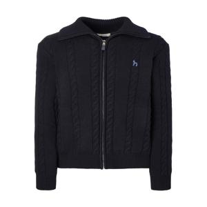 [25FW] 남성 하이넥 울 케이블 방풍 집업가디건 HZSW5D327N3