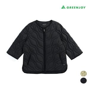[패션플러스][그린조이]여성 퀼팅 8부 다운 점퍼_GF23WJ21W