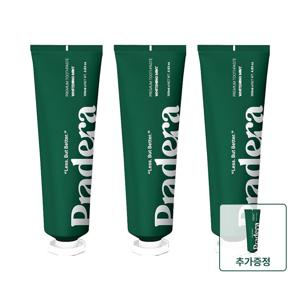 무불소 프라데라 프리미엄 천연치약 100g 3/6/9개 + 100g 치약 증정 / 구취케어 / 친환경