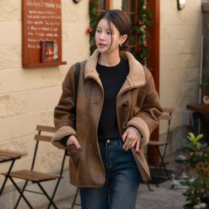 [캔마트] 무닝 퍼 오버 무스탕