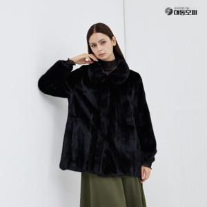 대동모피 SAGA 휘메일 풀스킨 밍크 코트(블랙)[35567530]