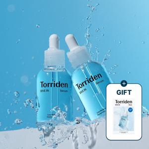 [2종세트] 토리든 다이브인 저분자 히알루론산 세럼 50ml+40ml+(다이브인 마스크 1매 증정)