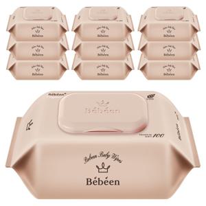 베베앙 아기물티슈 오리지널 플러스 캡형 100매 10팩