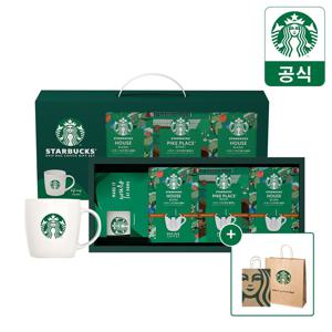 [무배+쇼핑백] 스타벅스 드립백 설 선물세트 (15T+머그)