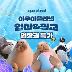 [슈퍼트립] 일산/광교 아쿠아플라넷 입장권 특가 프로모션, 이용기간 최대 1월 31일까지, 대인&소인 공통혜택