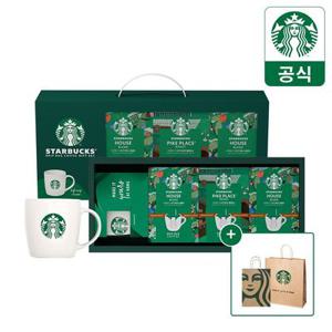 [무배+쇼핑백] 스타벅스 드립백 설 선물세트 (15T+머그)