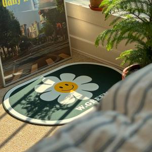 빨아쓰는 규조토 발매트 스마일 데이지