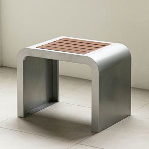 [리퍼] 미드 평벤치 야외 평벤치 등무벤치 벤치 체어 카페 테라스 60cm