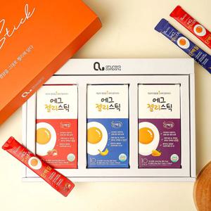 에그스틱 계란젤리 선물세트 에그젤리스틱 3종 비타민 칼슘 아연 명절선물