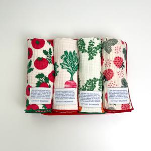 팜 키친크로스 양면 4중 거즈 행주 4color (45x45cm)