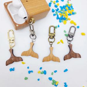 고래꼬리 우영우 키링 원목키홀더 / 행운 행복 소원성취 가족 건강 재물운 키링