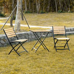 [리퍼] 밸리 야외의자세트 테라스 정원 접이식 2인/4인 테이블의자