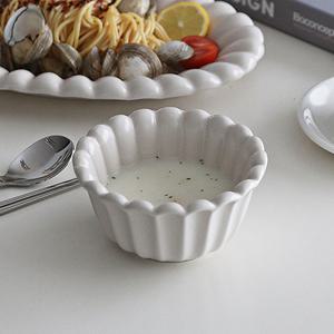 북유럽풍 버블 플라워 씨리얼볼 2colors 스프 요거트 그릇