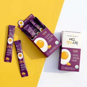 청라상회 에그스틱 실드 계란젤리 에그젤리스틱 망고맛 아연 멀티비타민 프로틴 간식