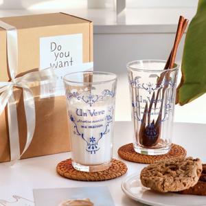 선물포장 마메종 하이볼 유리컵 315ml 2p 글라스 아이스커피잔 답례품 집들이선물 D75