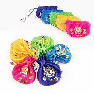 전통 금박 복주머니 1P ( 명절 설날 추석 새해 세뱃돈 동전 지갑 한복소품 외국인선물 )