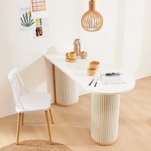 [리퍼] 로마 반달원형 1300 반타원 식탁