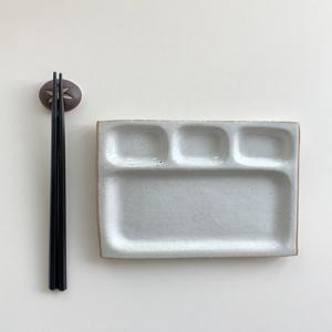 사각 나눔 접시 1인 그릇 나눔 플레이트 앞접시 자취선물 신혼부부그릇