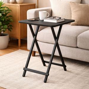 홈접이식테이블 550x550 원룸 철제 폴딩식탁