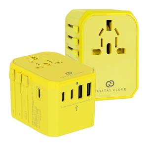 5포트 USB C타입 6A 전세계 여행용 멀티어댑터 CC-307