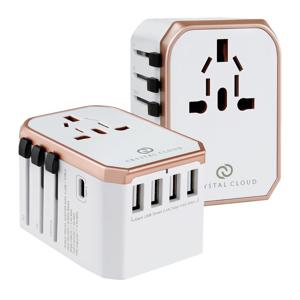 5포트 5.6A 전세계 여행용 해외 멀티 플러그 어댑터 CC-305PLUS