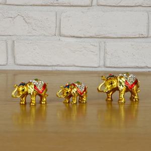 데일리데코 웰트리 코끼리 풍수인테리어 소품 3p 세트