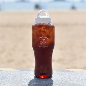 대용량물톨 운동물병 1리터 보틀+손잡이 뚜껑+빨대 뚜껑+30cm유리빨대