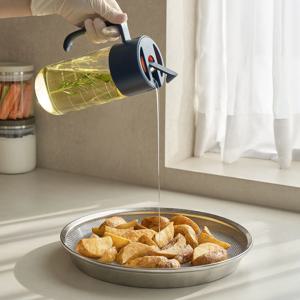 데일리플러스 내열유리 밀폐 양념통 소스통 참기름병 자동 개폐 오일병 오일스프레이