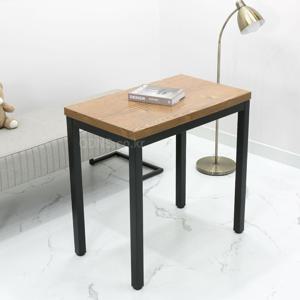 작은 공간 활용 800 x 450 블랙 스틸 사무실 상담실 회의실 2인용 미팅 테이블