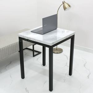 튼튼한 사무용 사이드 보조 책상 650 x 650 정사각 철제 노트북 PC 테이블 65cm