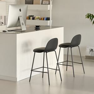 NEW 1+1 피카 쿠션 바스툴 홈바 체어 의자 아일랜드 식탁의자 바의자 3colors