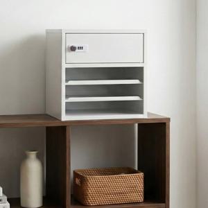 미니 금고 가정용 개인 비상금 철제 스틸 돈통 보관 세이프락 비밀 서랍장 4color