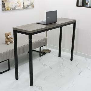 슬림 기다린 6인용 아일랜드 키높이 홈 바 식탁 1500 x 400 높이 986 조립 스틸