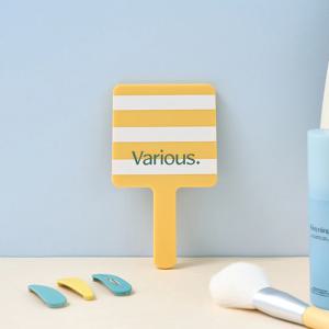 스트라이프 사각 손거울 9cm