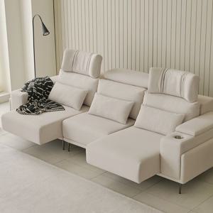 벨비오 슬라이딩 모션 3/4인용 블리넌 패브릭 소파 3.5세대