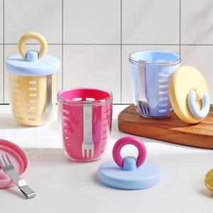 레블링 후르츠팟 샐러드 도시락통 과일 용기