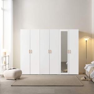 누벨2400 긴문형 거울장 옷장 이불장 (3통 1셋트)