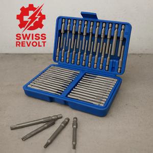 스위스리볼트 전동 해머 임팩 드라이버 드릴 비트 50종 세트