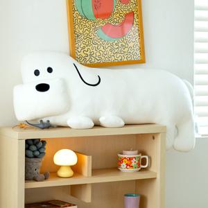 네모네모빔 멈멈미 강아지 바디필로우 집들이선물 생일선물 대형베개 대형쿠션