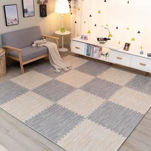 감성 우드 퍼즐매트 거실 침실 층간소음 방지 셀프시공 아이방 인테리어 쿠션 EVA 매트