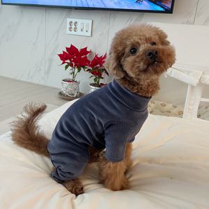 겨울 밍크 기모 뉴 데일리 골지 강아지올인원