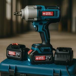 스위스리볼트 21V 하이토크 무선 충전 전동 임팩트 드릴 드라이버 세트 JY2000