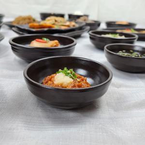 레트로 전통그릇 옹기 소스볼 초장 간장 종지 1P