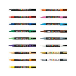 미쯔비시 유니 포스카 3M 마카 낱색 개별 수성 마커펜